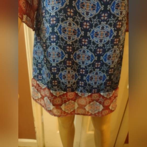 Jealous tomato women's size medium tunic blouse shirt top - Picture 5 of 8